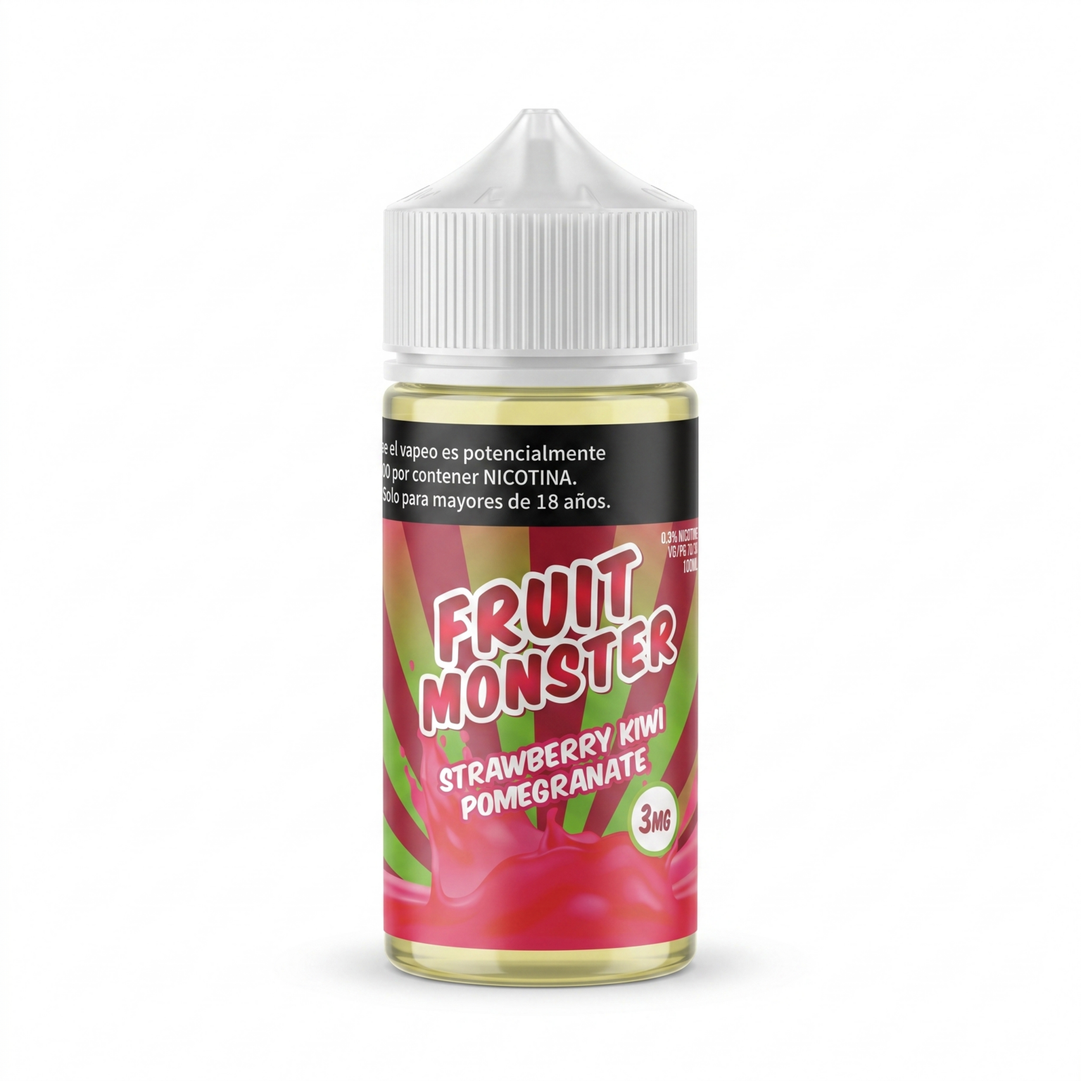 Su Monster Fruit Monster Strawberry Kiwi Pomegranate 100ml - Sabor Increíble