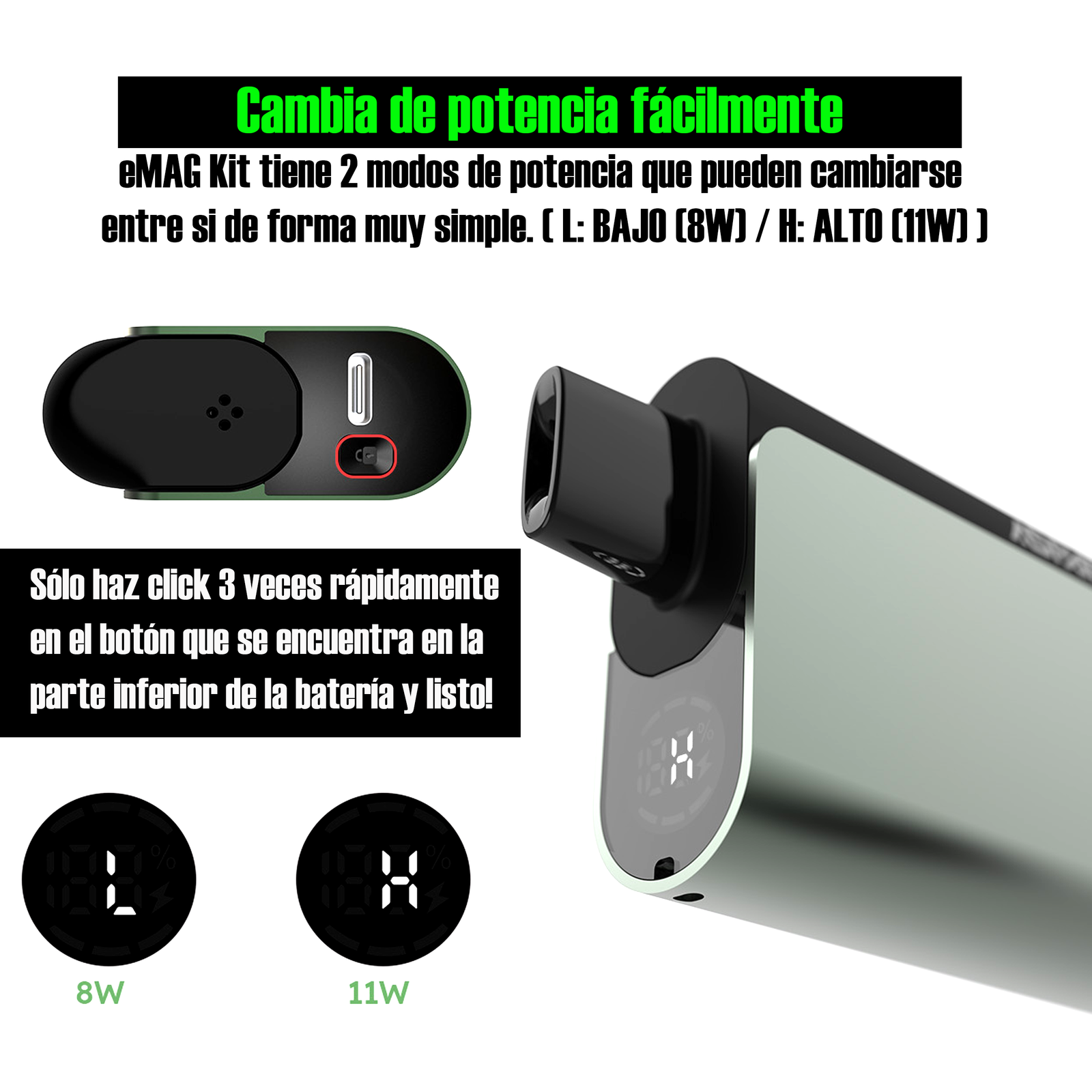 ASPARK KIT SEMI-DESECHABLE eMAG 20000 Variedad Sabores - Imagen 3